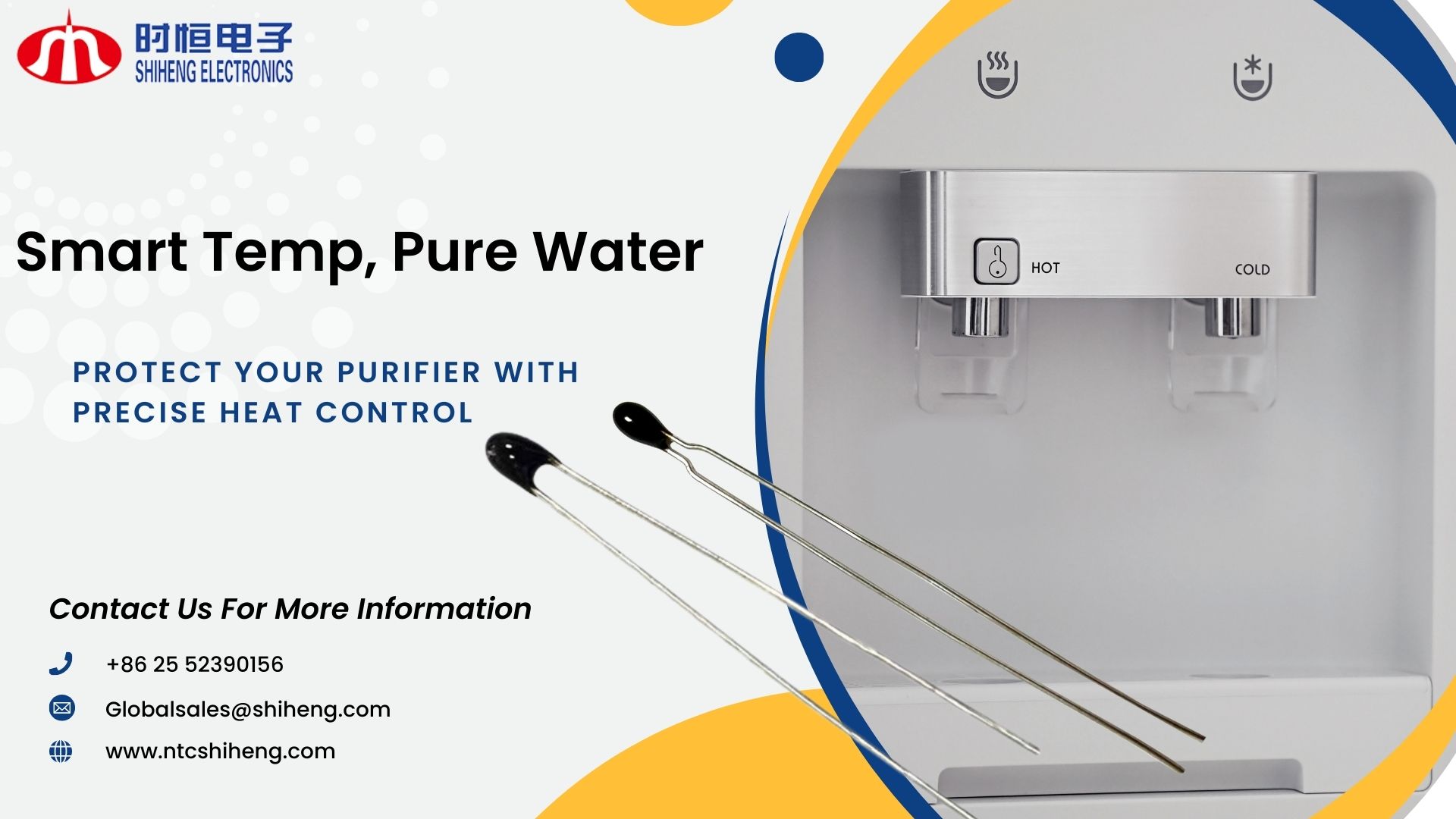 NTC Thermistors in Electric Water Purifiers